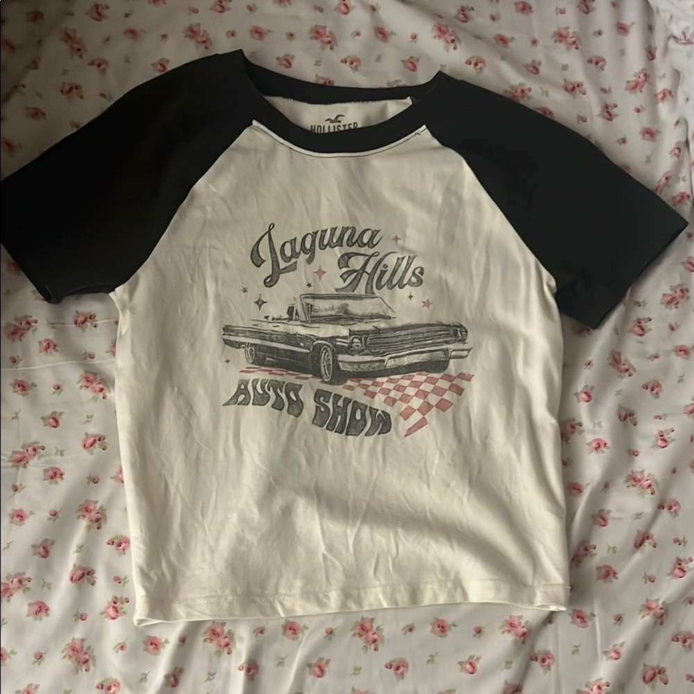 Kids Raglan T-Shirt - Black & White